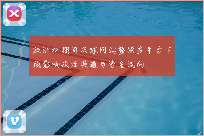 欧洲杯期间买球网站整顿多平台下线影响投注渠道与资金流向